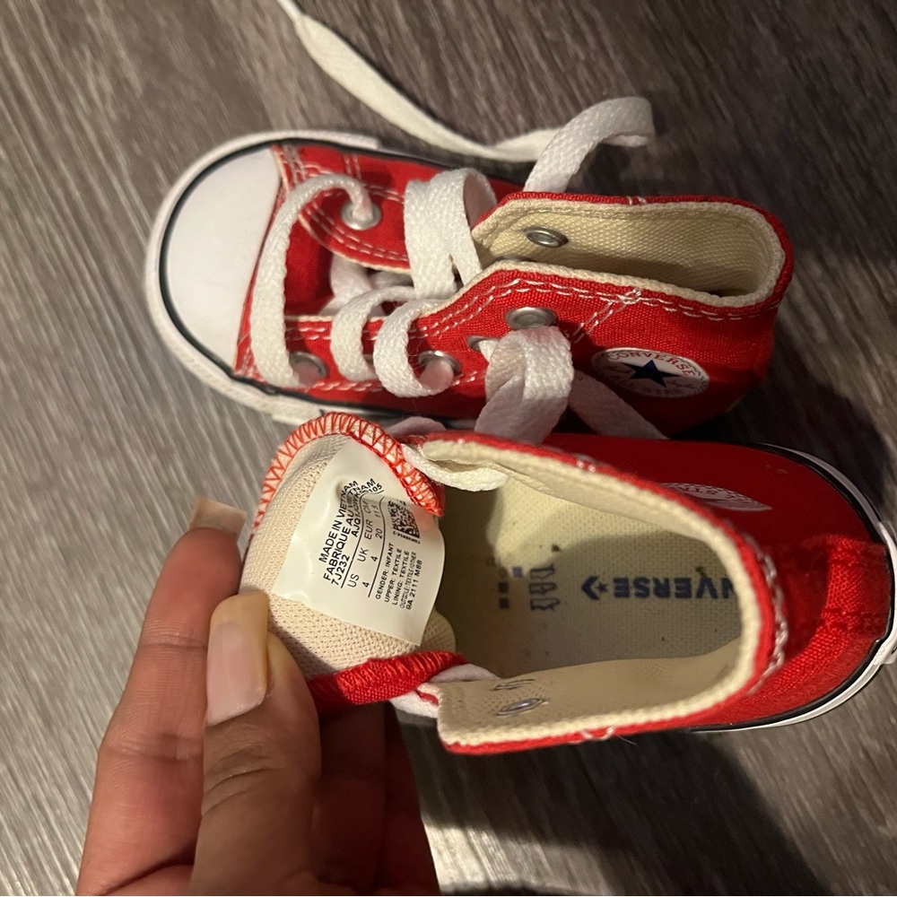 Converse all star red